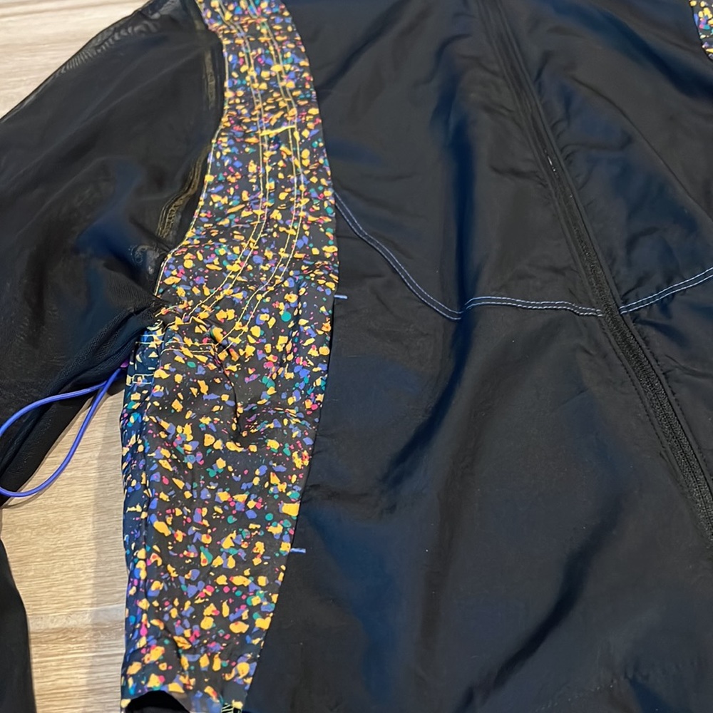 NIKE running mesh jacket adjustable XS super cute packable track jacket sheer - Picture 8 of 16